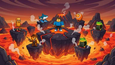 image bg Obby: Brainrot escape from Lava