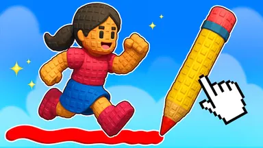 image bg Obby online with friends: Draw and Jump!